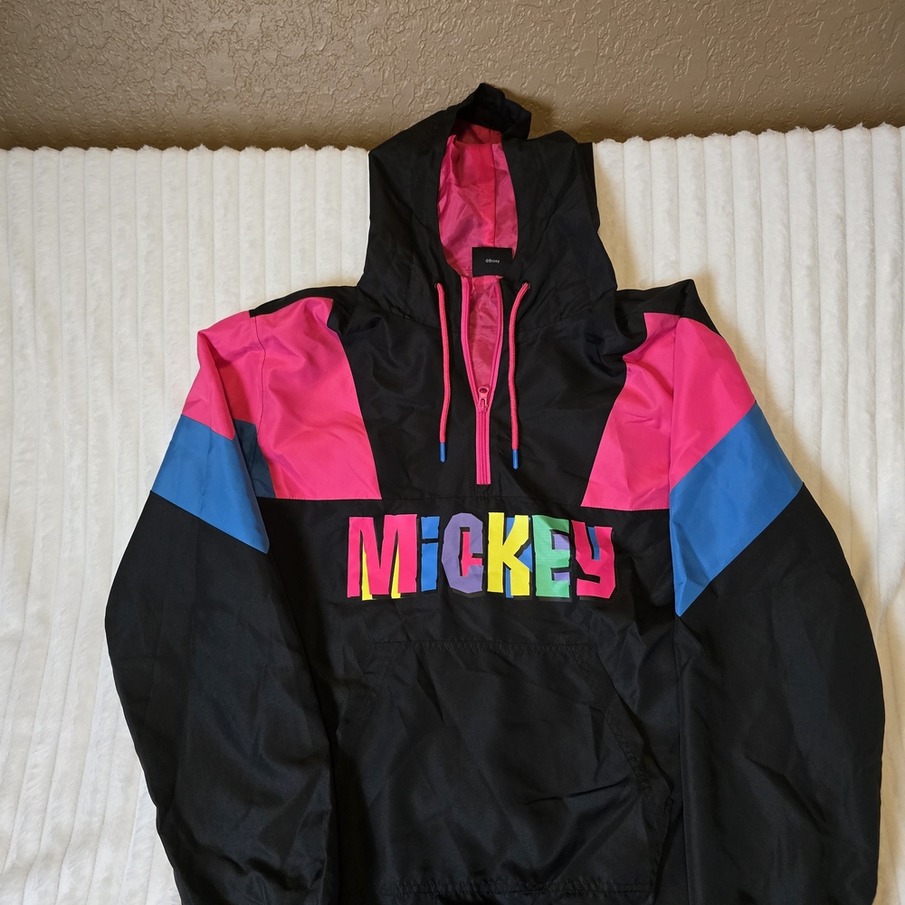 Disney Mickey Black and Multicolor Raincoat